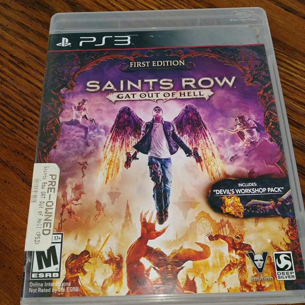 Ps3 saints row gat out of hell game